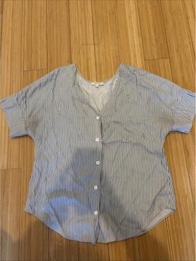 Vetta Blouse Button Down S Made In USA